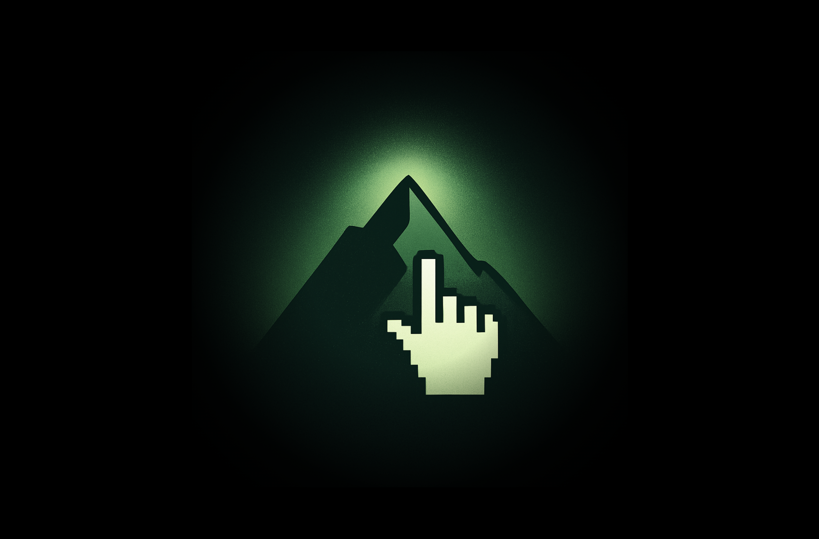 Point and Click Studios - Indie adventure game studio logo featuring a mountain and cursor